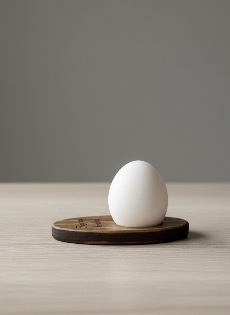 æggebæger med stil minimalistisk